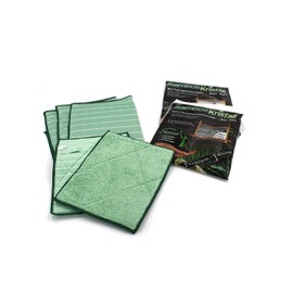 Bambus-Kristall premium 3 polishing cloths and 2 pre-cleaning cloths, value pack of 5