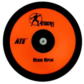 4THROWS Discus 83% Rim Weight with Bag - IAAF World Athletics Certified- High Spin Discus Throw for Outdoor Sports, Track & Field Discuses, High School and Colleges Competition (1.6, Kilograms)