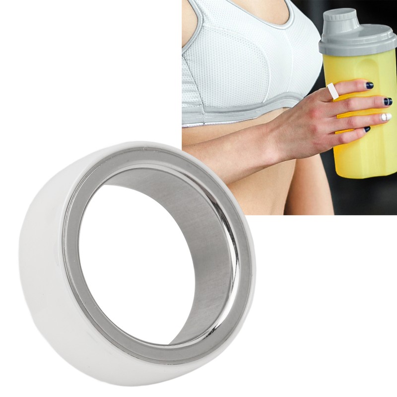 Smart Health Ring Stainless Steel Waterproof 23mah Lightweight Sleep Health