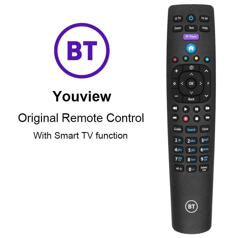 BT REMOTE - GENUINE ORIGINAL BT YOUVIEW REMOTE CONTROL -