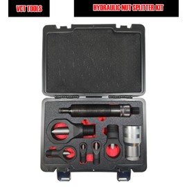 VCT 8PC Professional Grade 10 Ton Hydraulic Nut Splitter Cracker Breaker Extractor Seized Damaged Bolt 3/8-1"