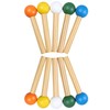esahpss 10 Pack Pegboard Hooks, Wood Hooks for Wood Pegboard