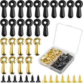 BEILUBANG Photo Frame Picture Turning Button Clip Set 丨120PCS Photo Frame Fastening Back Clips, Photo Backing Hardware, Used in Shopping malls, Homes, Offices to Hang Posters, Decorative Paintings