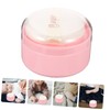 FOMIYES Setting Powder Jar Puff Portable Body Powder Puff Box