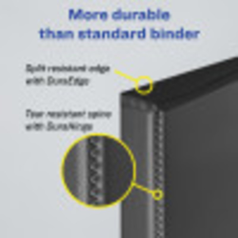 Avery Durable View 3 Ring Binder, 1-1/2 Inch Slant Rings,