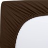 Utopia Bedding Fitted Sheet Double, Brown - Deep Pocket 14