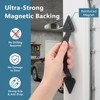 LIHAO Magnetic Garage Door Hardware Kit, Black