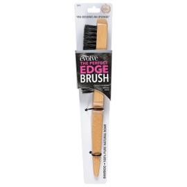 Evolve Perfect Edge Brush, BLACK,BROWN, 1 Count (Pack of 1)