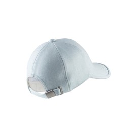 Sterntaler Baseball Cap Jeans Boys' Baseball Cap with Metal Clasp for Size Adjustment Summer Baseball Cap in Denim Look Sporty Baby and Children's Visor Cap UV Protection 50+, light turquoise, 49
