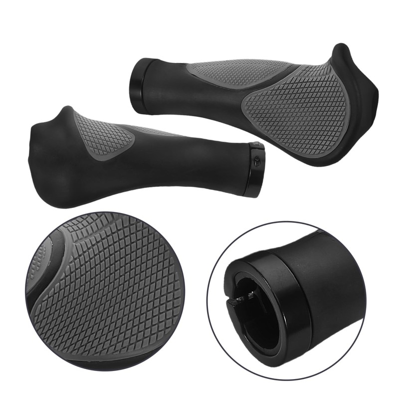 Sosoport 4pcs Non Slip Bike Handlebar Grips for Mountain Bullhorn