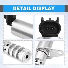 SYudwen Exhaust Camshaft Position Actuator Solenoid, Compatible with Chevy Colorado 2.8L/3.7L 2004-2012, Trailblazer 4.2L 2002-2009 etc, Variable Valve Timing Solenoid Replace #12602516, 12615873