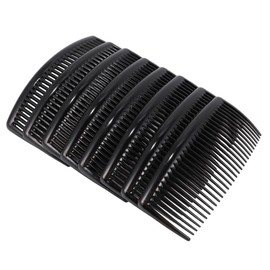 Vaguelly Pack Plastic Hair Combs Teeth Hairdressing Combs for Women and Versatile Styling Tools for and Knots Portable and Durable Black