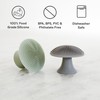 ezpz Mushroom Sponge (Gray) - Odor-Resistant Kitchen Sponge with Soft