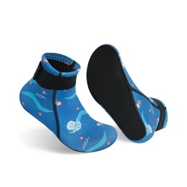 Gogokids 3mm Neoprene Wetsuit Socks for Kids, Keep Warm Toddler Water Socks, Anti-Scratch, Non-Slip, and Anti-Scald