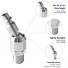 TAYCZGQL Swivel Air Fitting 1/4" Swivel Air Fitting Coupler Tool