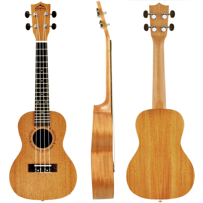 EASTROCK Concert Ukulele Mahogany Beginner 23 inch Ukelele Big Package
