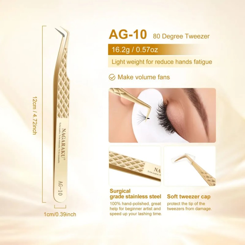 Pinza Nagaraku Con Nanotecnología Ag-10
