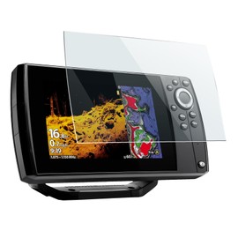 Truwild Screen Protector 2-PCS Compatible with Humminbird Helix H7, Tempered Glass H9 Fish Finder Screen Protector for Helix 7 GPS G2 G2N G3 G3N G4 G4N GPS 7 Inchs Screen, Shockproof Anti-Scratch Bubble-Free