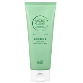 Happy Bath Micromicellar Soapberry Moisture Cleansing Foam 150ml Rich Foam Mildly Alkaline Cleansing Foam / 해피바스 마이크로미셀라 솝베리 모이스춰 클렌징 폼 150ml 풍성한거품 약알칼리성클렌징폼