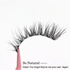 Natural Lashes Strips Wispy Eyelashes with Clear Band 2 Pairs
