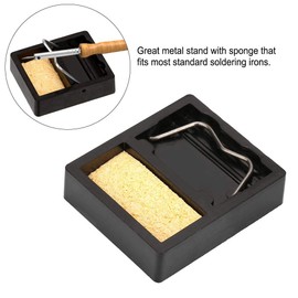 Soldering Iron Stand Holder, Mini Electric Soldering Iron Stand Holder for Electronic Components Production, Electrical Parts Maintenance