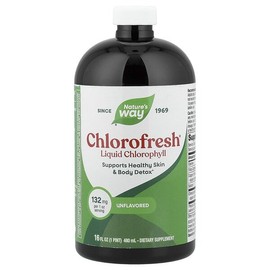 Nature's Way, Chlorofresh®, Liquid Chlorophyll, Unflavored, 480ml (16 fl oz) / Nature's Way (네이처스웨이), Chlorofresh®, 액상 엽록소, 무맛, 480ml(16fl oz)