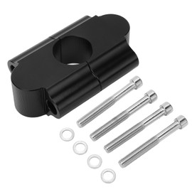 22mm Handlebar Riser Clamp 30mm Lifting Height Replacement for Suzuki RM125 RM250 RMZ250 RMZ450 RMX450Z Black
