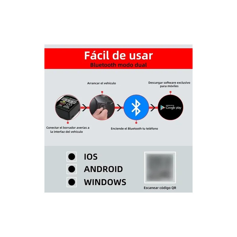 Escaner Automotriz Hh Obd2 Elm327 V1.5 Bluetooth 5.1