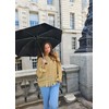 Fulton Fulton Stowaway Deluxe Black Unisex_Adult Umbrella Deluxe Black One