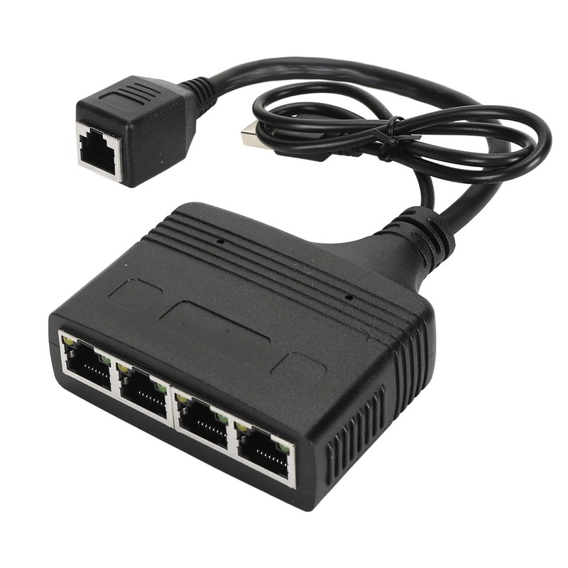 Ethernet Splitter 1 to 4 High Speed 1000Mbps RJ45 Network