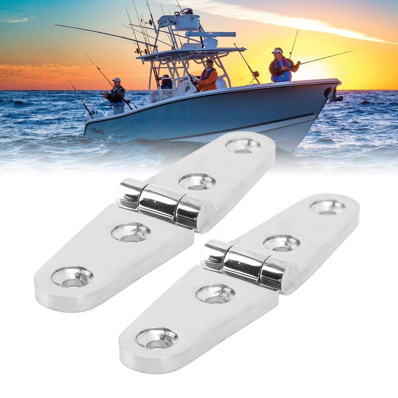4pcs Hatch Hardware Hinges Hinge Ship Boat Stainless Steel Hinge