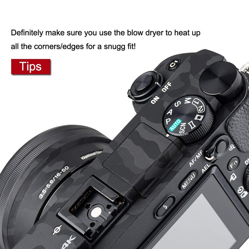 Sony a6300 A6400 + 16-50mm Lens Kits DSLR Camera Sticker