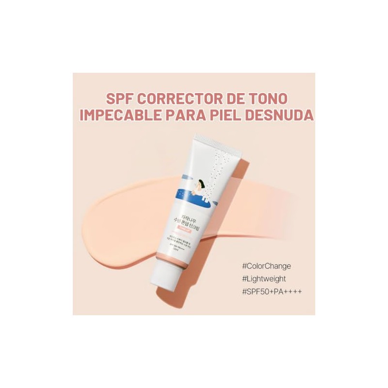 Round Lab Birch juice Moisturizing Tone-Up Sunscreen 50ml Protector solar