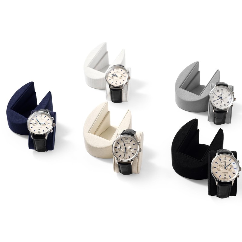 Papten J00202 Watch Stand, For 1 Watch, Microfiber, Display, Storage,