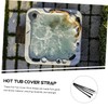 CIYODO 1Set Heavy Duty Hot Tub Cover Windproof Straps of