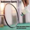 DALAETUS Pack of 12 Nylon Badminton Balls Set, Plastic Shuttlecocks,