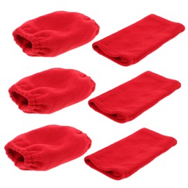 Minkissy 6pcs Moxibustion Stick Protectors Heatproof Metal Moxa Handle Sleeves for Safe Therapy