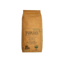 Organic Whole Grain Einkorn Flour, Fresh Stone-Ground & USA Grown, Heritage Grains of Shenandoah- great for gluten issues (Fresh Ground Flour, 10 lb.)