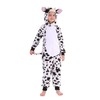 Sincere Party Fleece Cow Onesie Costume for Kids XL(10-12)