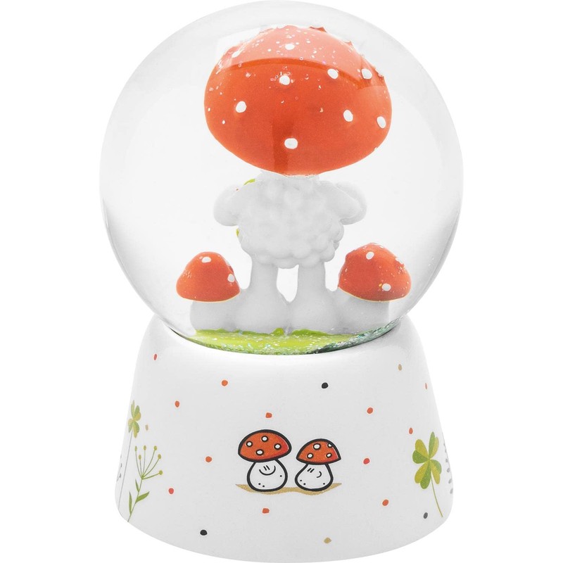 Sheepworld Dream globe motif "lucky charm", snow globe, glass, polyresin,