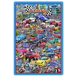 Handmade Racing Of All Kinds Metal Art By Michael Fishel 12x18