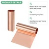 M METERXITY Thin Copper Sheet Roll, 3500mm x 100mm x