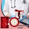 3 Pcs Glow in the Dark Stethoscope Watch Clip on