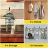 Dapute 30 Pack Outdoor String Light Hooks, Metal Steel Hooks