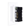 Construct Pro Single Gang Recessed Dual Power Tamper-Resistant Outlet (White)