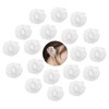 Sowaka 50 Pcs Ear Cap Disposable Clear Elastic Waterproof Ear