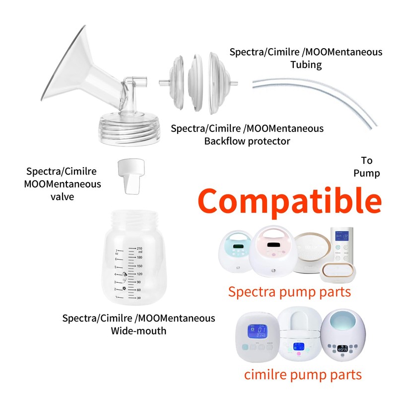 MOOMentaneous 15mm Wide Neck Pump Part Compatible with Spectra S1/S2