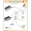 LAMSAM P90 Tone Pickups Set, Humbucker-sized Single Coil Neck Pick-up