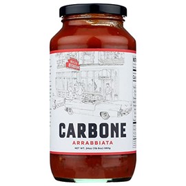 Carbone Arrabbiata Pasta Sauce, Fat Free, Non GMO, 24 Ounce (Pack of 6)