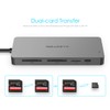 LENTION USB C Hub with 3-Slot Card Reader, 4K HDMI,